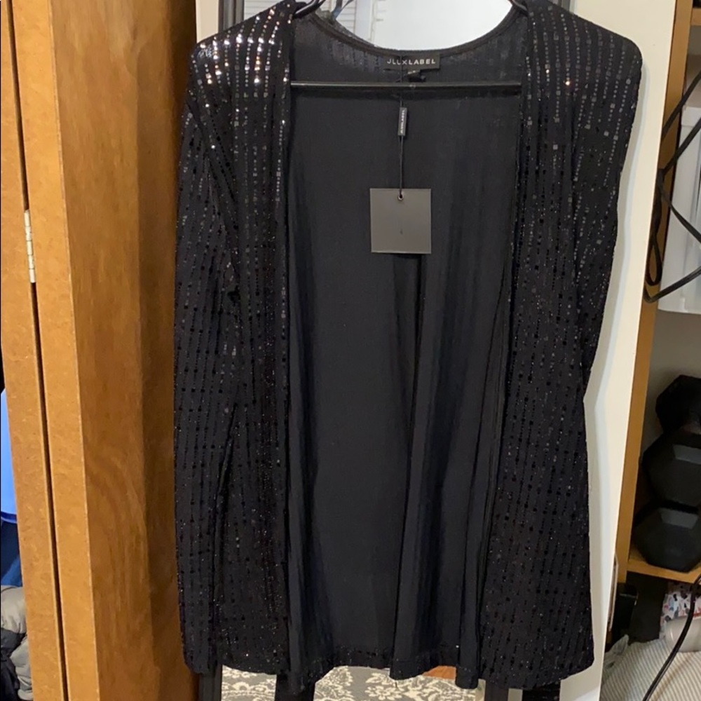 Jluxlabel Black sequin jacket
